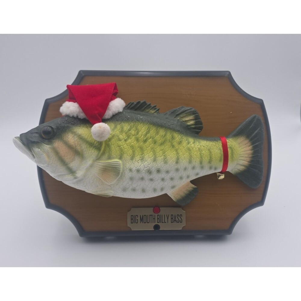 Big Mouth Billy Bass  1999 Sings  Christmas  Songs  - Christmas Edition Tested